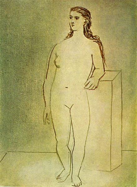 Standing Female Nude Femme Nue Debout Neoclassicism